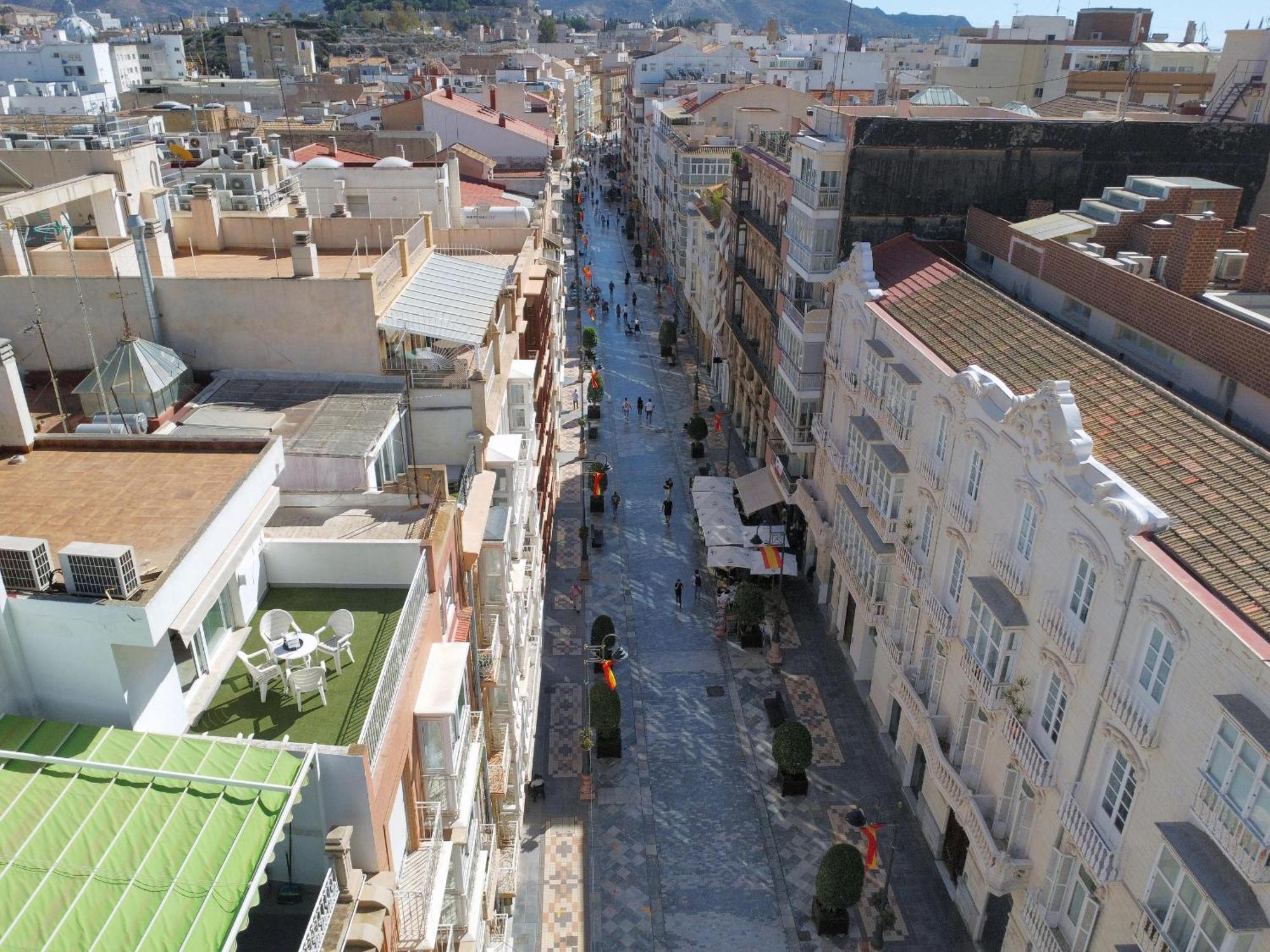 Atico A Cartagena Centro Historico Parkingアパートメント エクステリア 写真