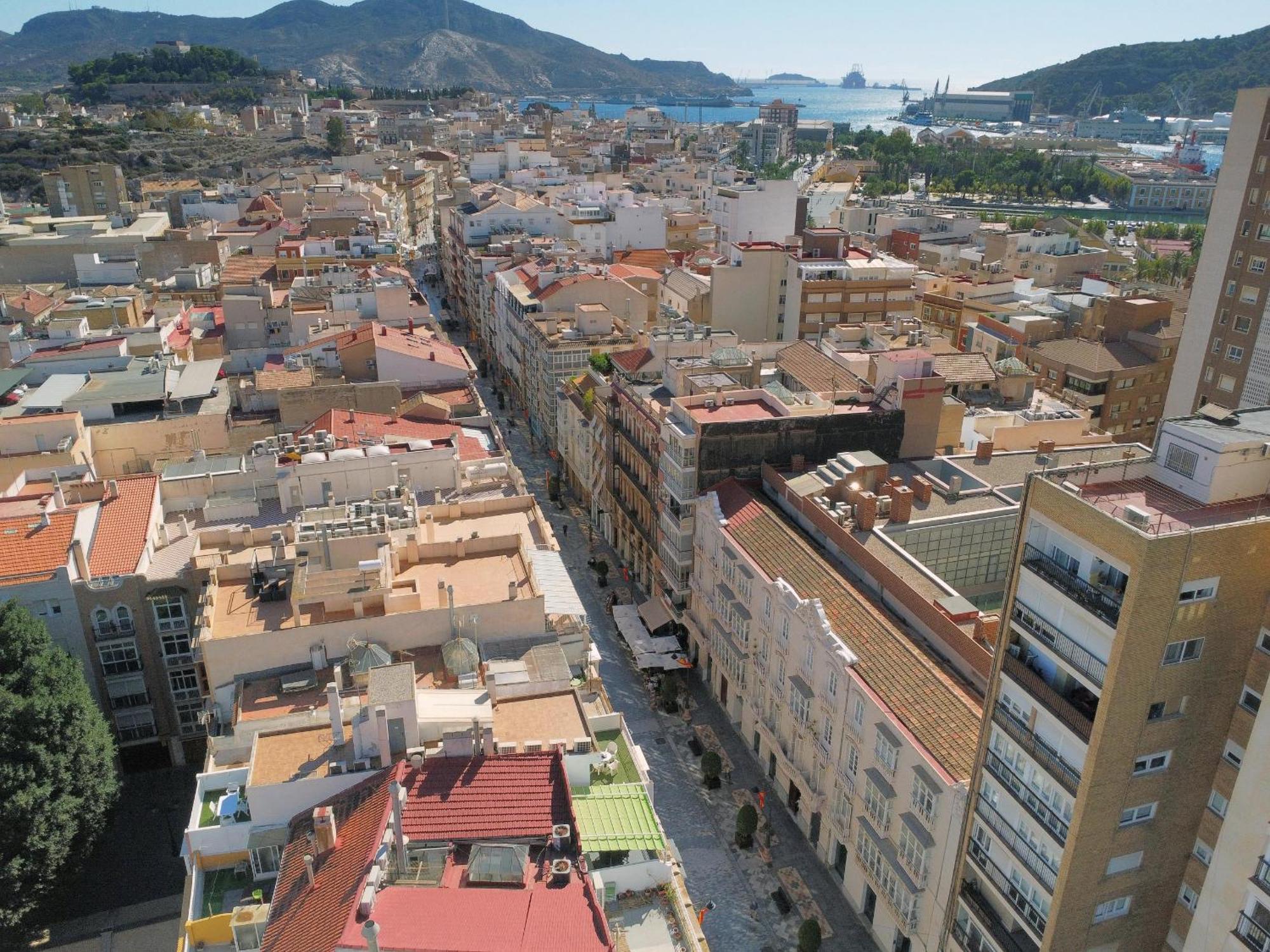 Atico A Cartagena Centro Historico Parkingアパートメント エクステリア 写真